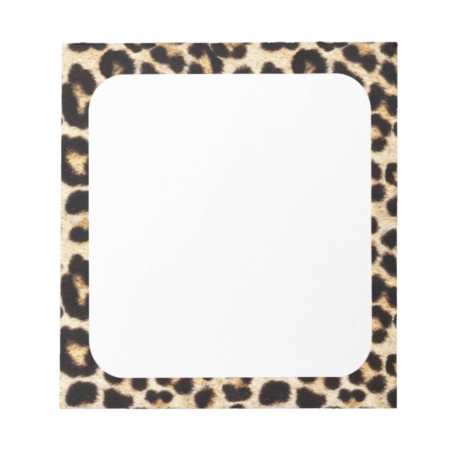 Bloc-note Faux Leopard Fur (Devant)