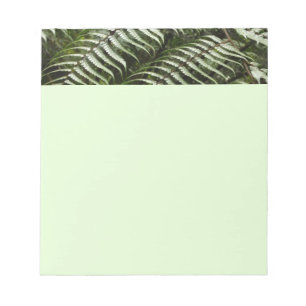 Bloc-note Fern Fronds II Dark Green Nature