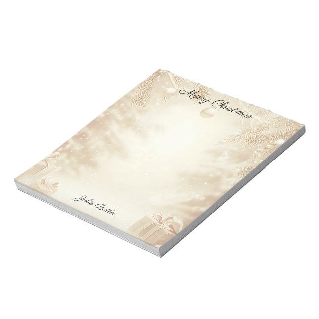 Bloc-note Fête de Noël (Tourné)