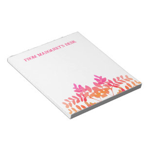 Bloc-note Feuilles couchers de soleil