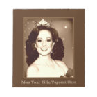 Feuilles d'autographe Miss American Pageant