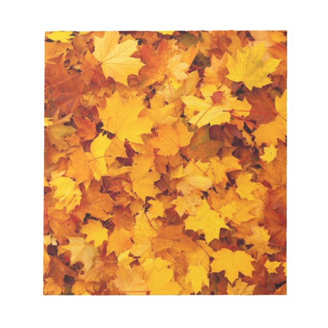 Bloc-note Feuilles d'automne (Devant)