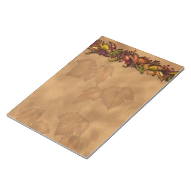 Bloc-note Feuilles d'automne (Incliné)