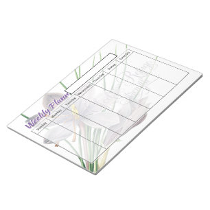 Bloc-note Feuilles de planning hebdomadaire Refuge