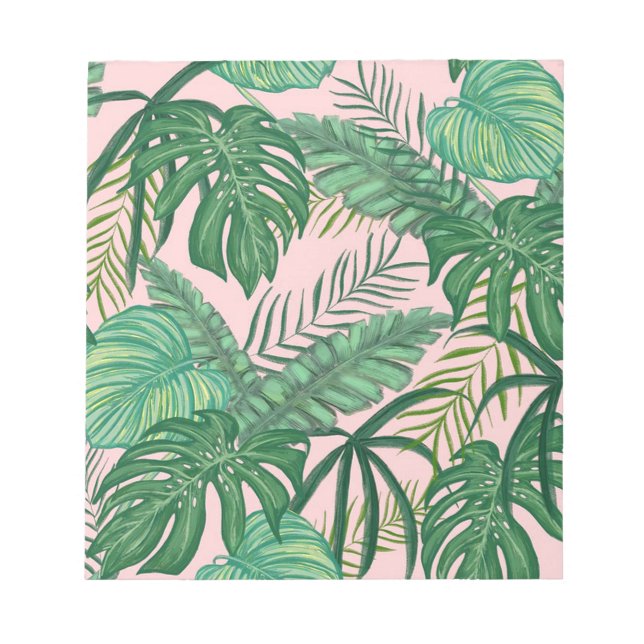 Bloc-note Feuilles tropicaux (Devant)