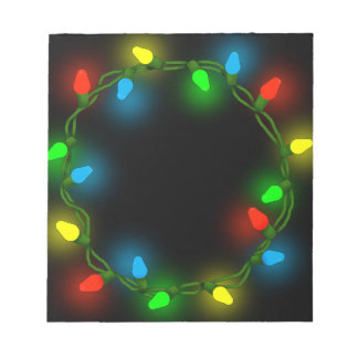 Bloc-note Feux de Noël
