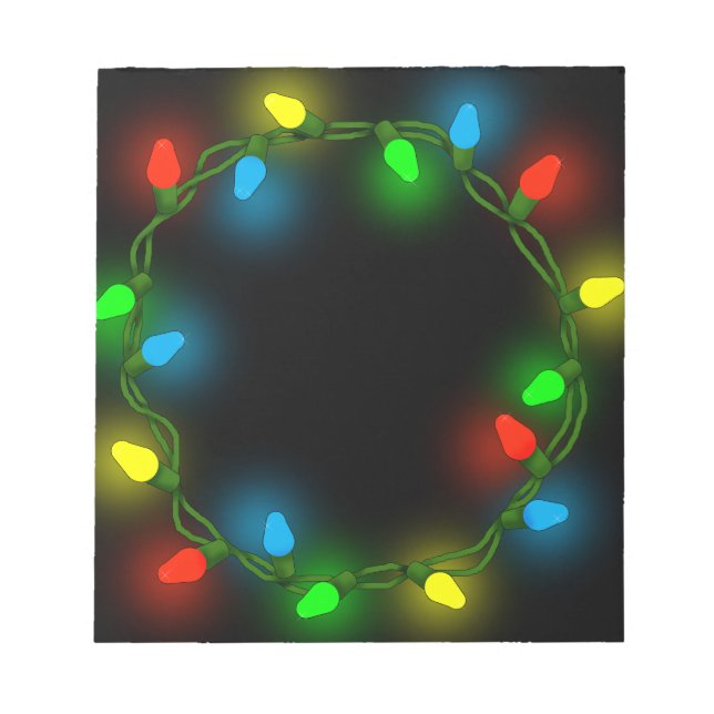 Bloc-note Feux de Noël (Devant)