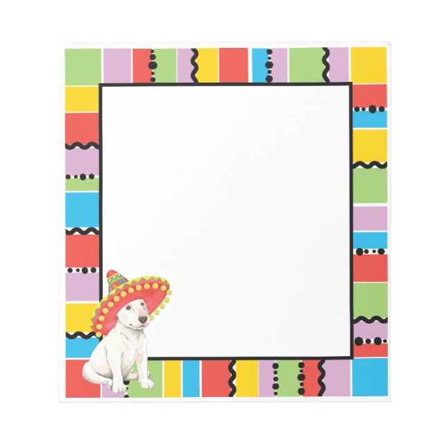 Bloc-note Fiesta Bull Terrier (Devant)