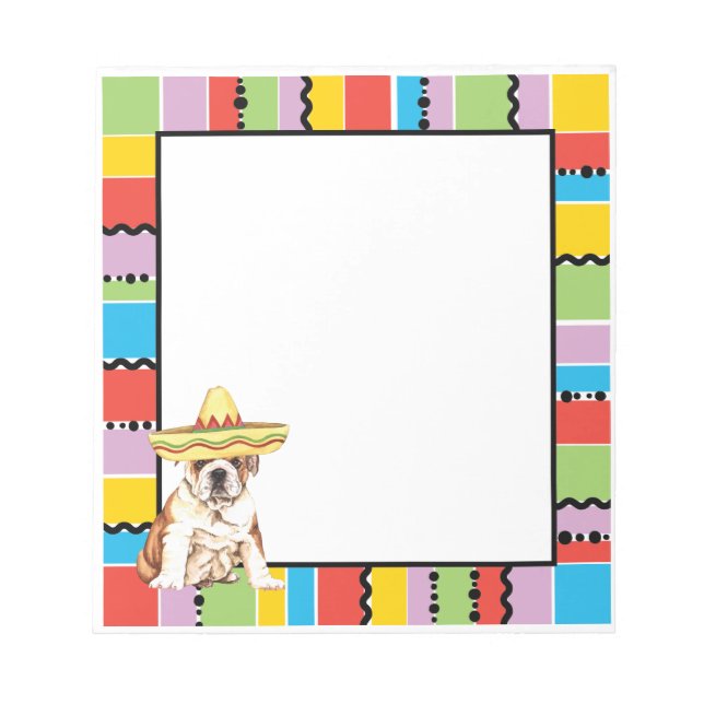 Bloc-note Fiesta Bulldog (Devant)
