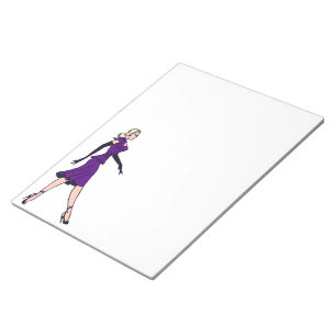 Bloc-note Fille Glamour Vintage, Secrétaire Blonde Rétro