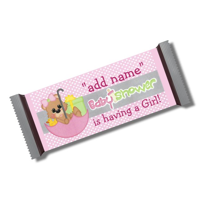 Bloc-note Fille rose Baby shower Barre de bonbons Favoriser (Créateur téléchargé)
