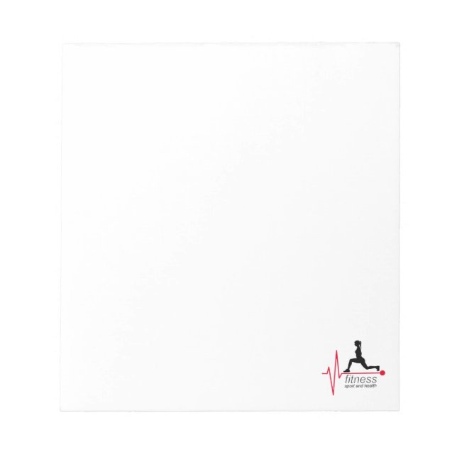 Bloc-note Fitness girl (Devant)
