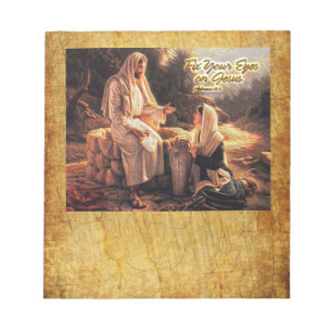 Bloc-note Fixez vos yeux sur Jésus 1 Options