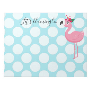 Bloc-note Flamant rose