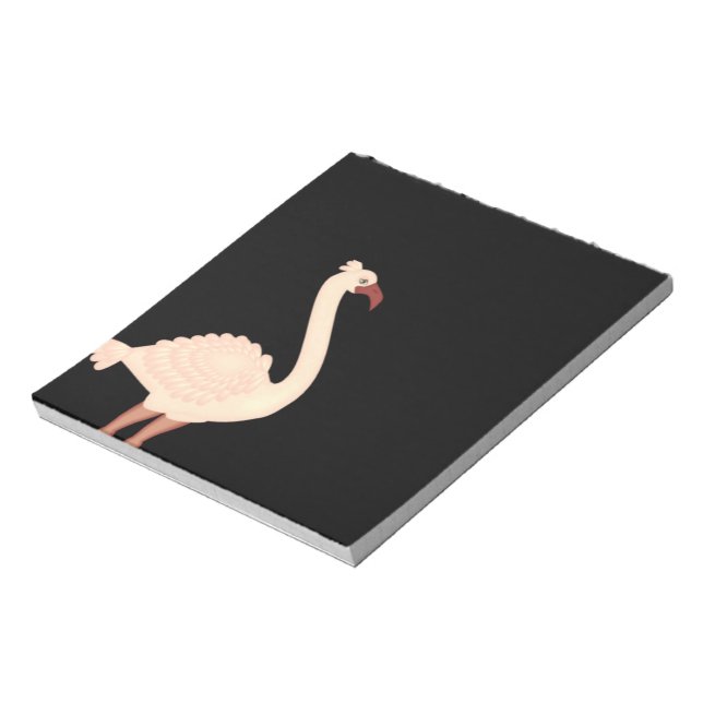 Bloc-note Flamant rose de pêche (Tourné)