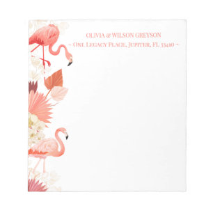 Bloc-note Flamant Tropical