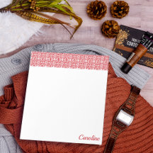 Flamme Scarlett Avec Motif Crochet Blanc