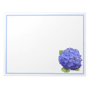 Bloc-note Fleur Blue Hydrangea
