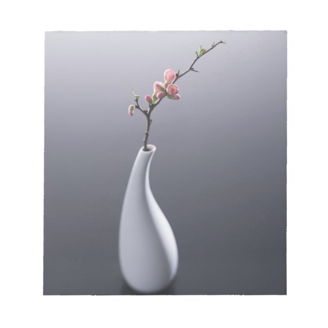 Bloc-note Fleur de cerisier dans le vase (Devant)