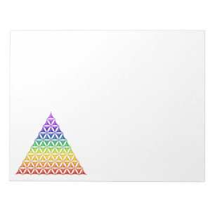 Bloc-note Fleur de vie / Blume des Lebens - chakra pyramidal