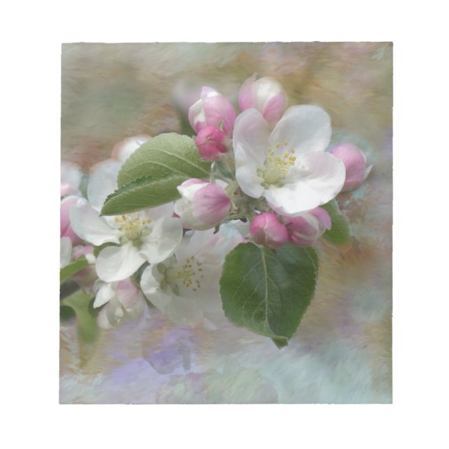 Bloc-note Fleurit de l'arbre Apple (Devant)