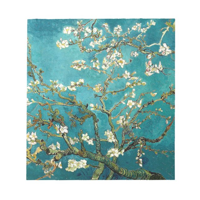 Bloc-note Fleurs d'amandier de Van Gogh Impressionnisme clas (Devant)