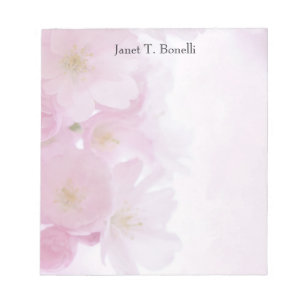 Bloc-note Fleurs jolies Élégant Simple Plain Professionnel