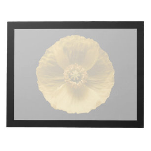Bloc-note Fleurs Pavot jaune