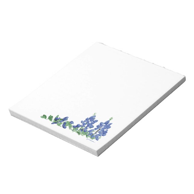 Bloc-note Fleurs sauvages Bluebonnet, Fleurs texanes (Tourné)