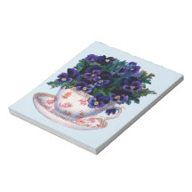 Floral Teacup Classic Illustration Vintage