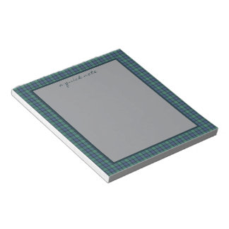 Bloc-note Flower of Scotland Original Scottish Tartan 