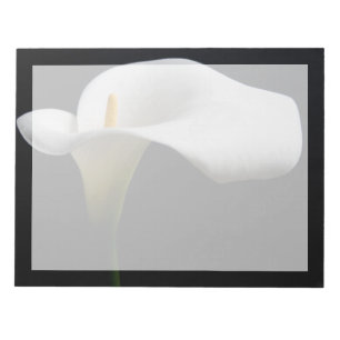 Bloc-note Flowers (homonymie) White Calla Lily