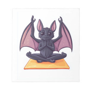 Bloc-note Flux de yoga de chauve-souris