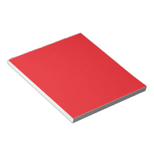 Bloc-note Fond uni rouge solide