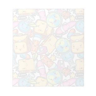 Bloc-note Fournitures scolaires Notes post-it du Motif