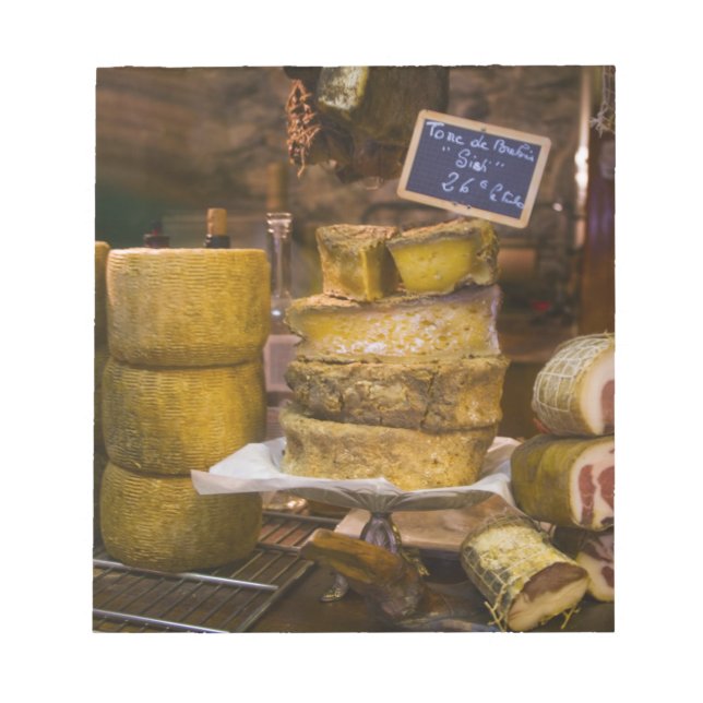 Bloc-note France, Corse. Fromages locaux et charcuterie (Devant)