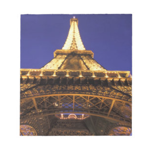 Bloc-note FRANCE, Tour Eiffel de Paris, vue du soir