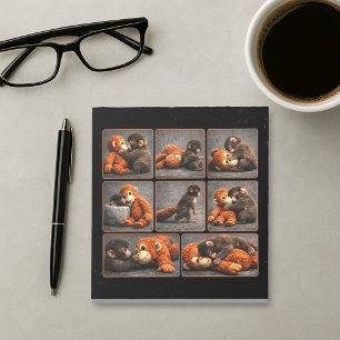 Bloc-note Frappez bébé singe