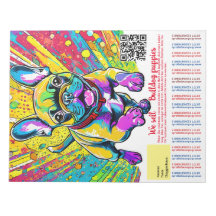 French Bulldog Puppy déchirer le prospectus