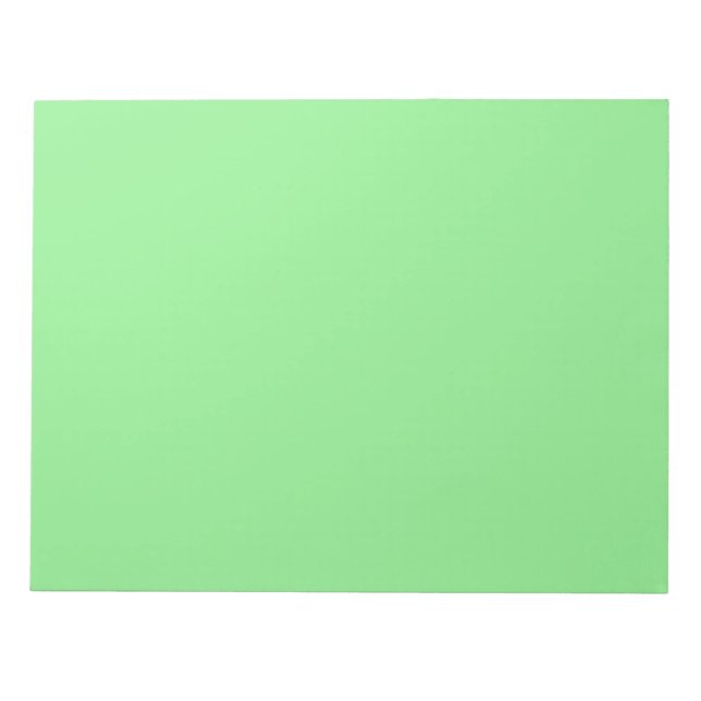 Bloc-note Fresh Light Green Notepad for Everyday Notes (Devant)