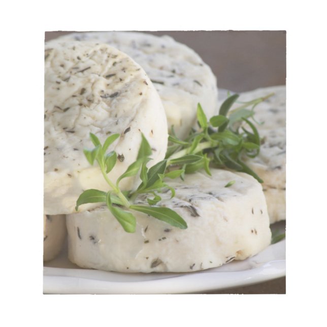 Bloc-note Fromage de chèvre - chevre - aux herbes sur (Devant)