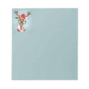 Bloc-note Fun Christmas Reindee Père Noël Animal Art