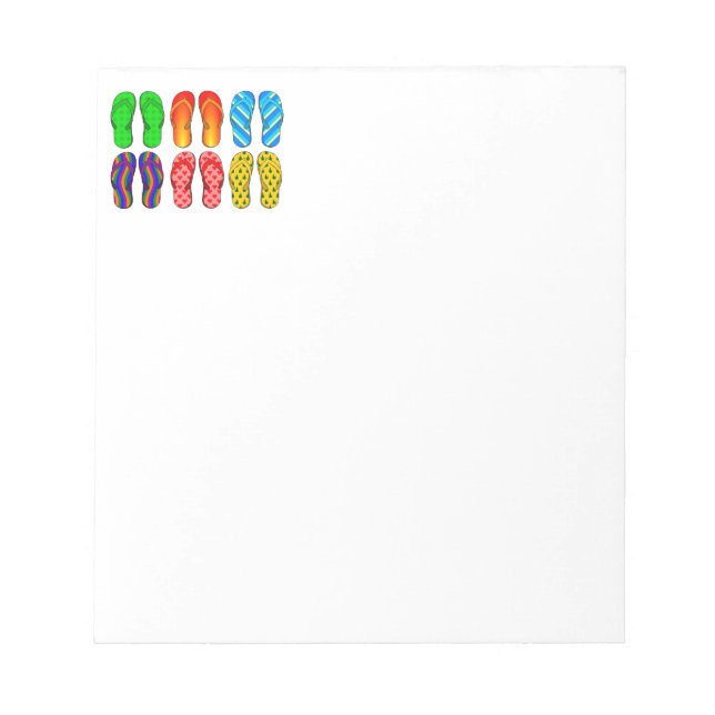 Bloc-note Fun Flip-Flop (Devant)