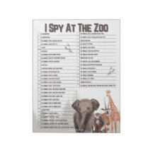 Fun Zoo Explorer Scavenger Chasse