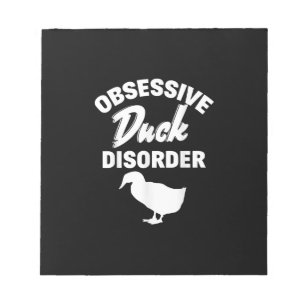 Bloc-note Funny Duck Hunting Odd Obsessive Duck Disorder