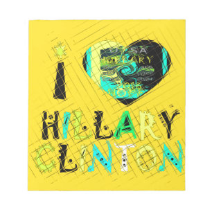 Bloc-note Funny Golden lovey Extraordinaire Hope Hillary pou