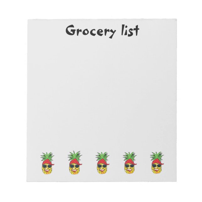 Bloc-note Funny Grocery (Devant)