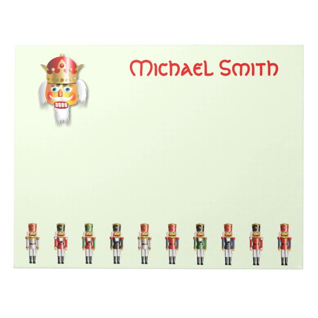 Bloc-note Funny Nutcracker Army (Devant)