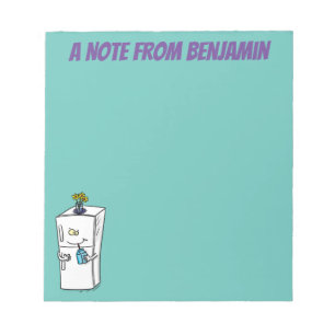 Bloc-note Funny refrigerator cartoon illustration