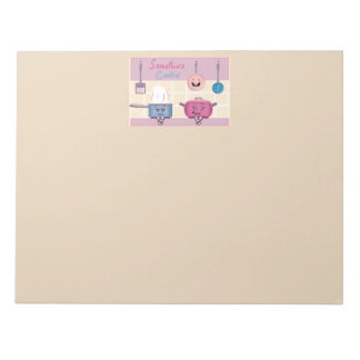 Bloc-note Funny Romantic Kitchen Scene with Cooking Utensils